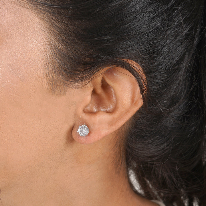 Eris Snowflake Rhinestone Earring