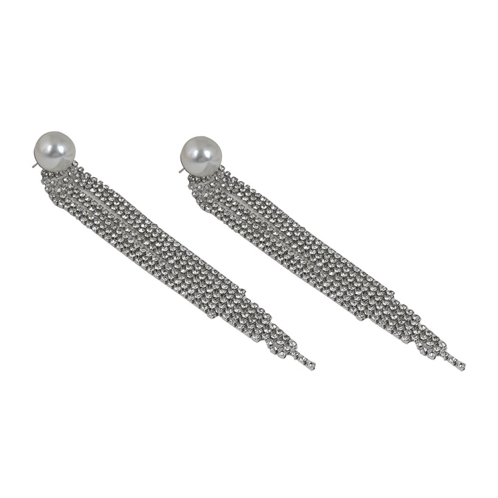 Wilda Silver Waterfall Earrings