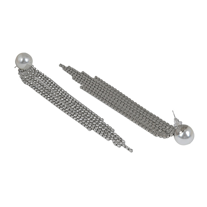 Wilda Silver Waterfall Earrings