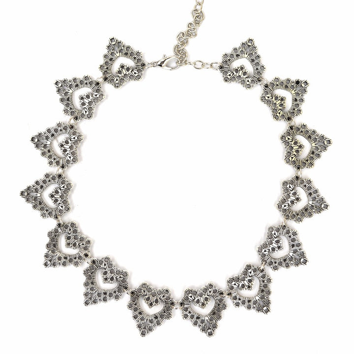 Silver Filigree Choker - Joker & Witch