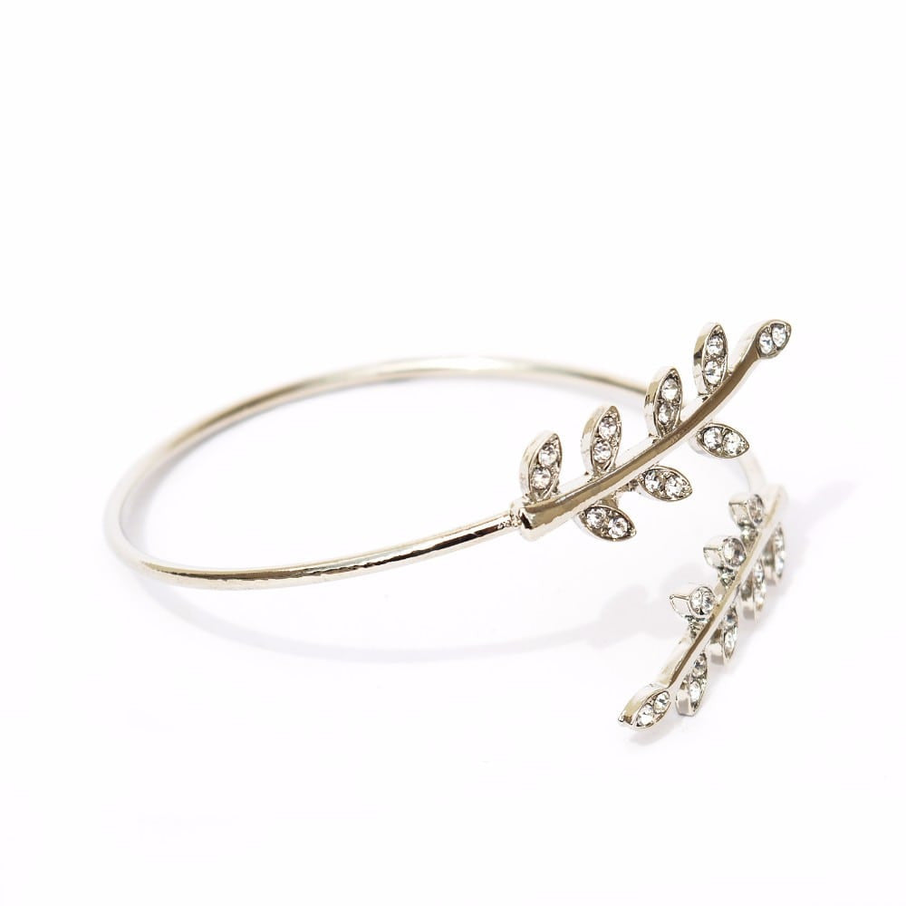 Grecian Leaves Silver Bracelet - Joker & Witch