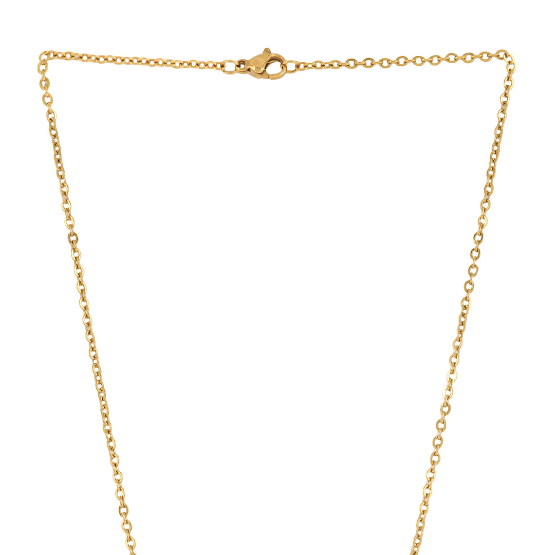 Zaria White Butterfly Charm Necklace