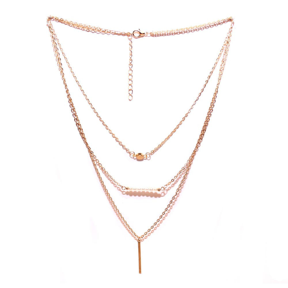 Layered Necklace - Joker & Witch