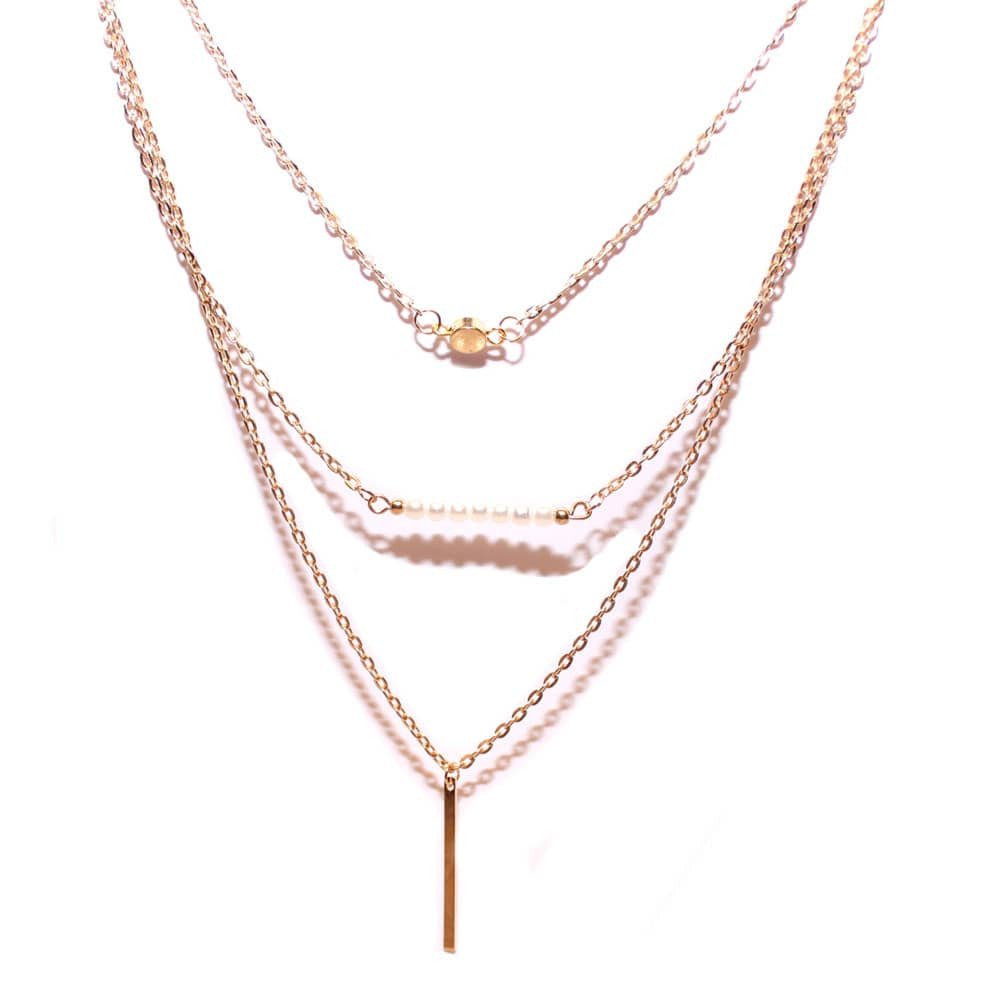 Layered Necklace - Joker & Witch