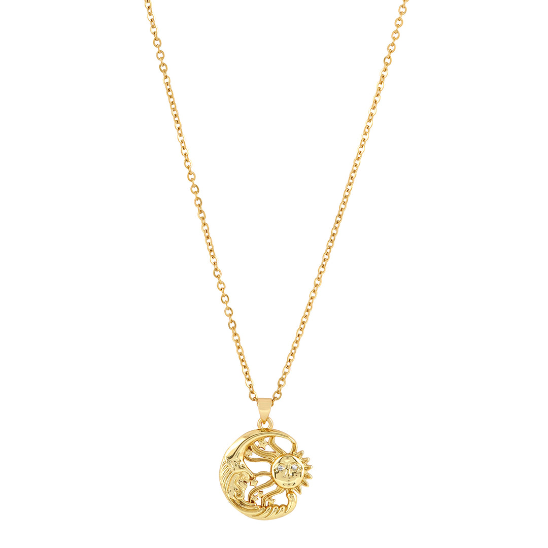 Magus Sun And Moon Gold Necklace