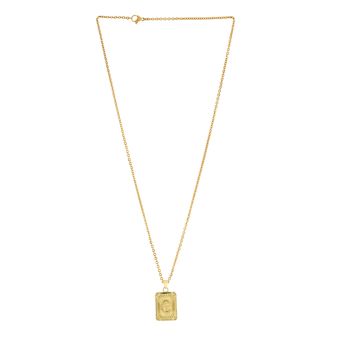 Daze Alphabet C Necklace