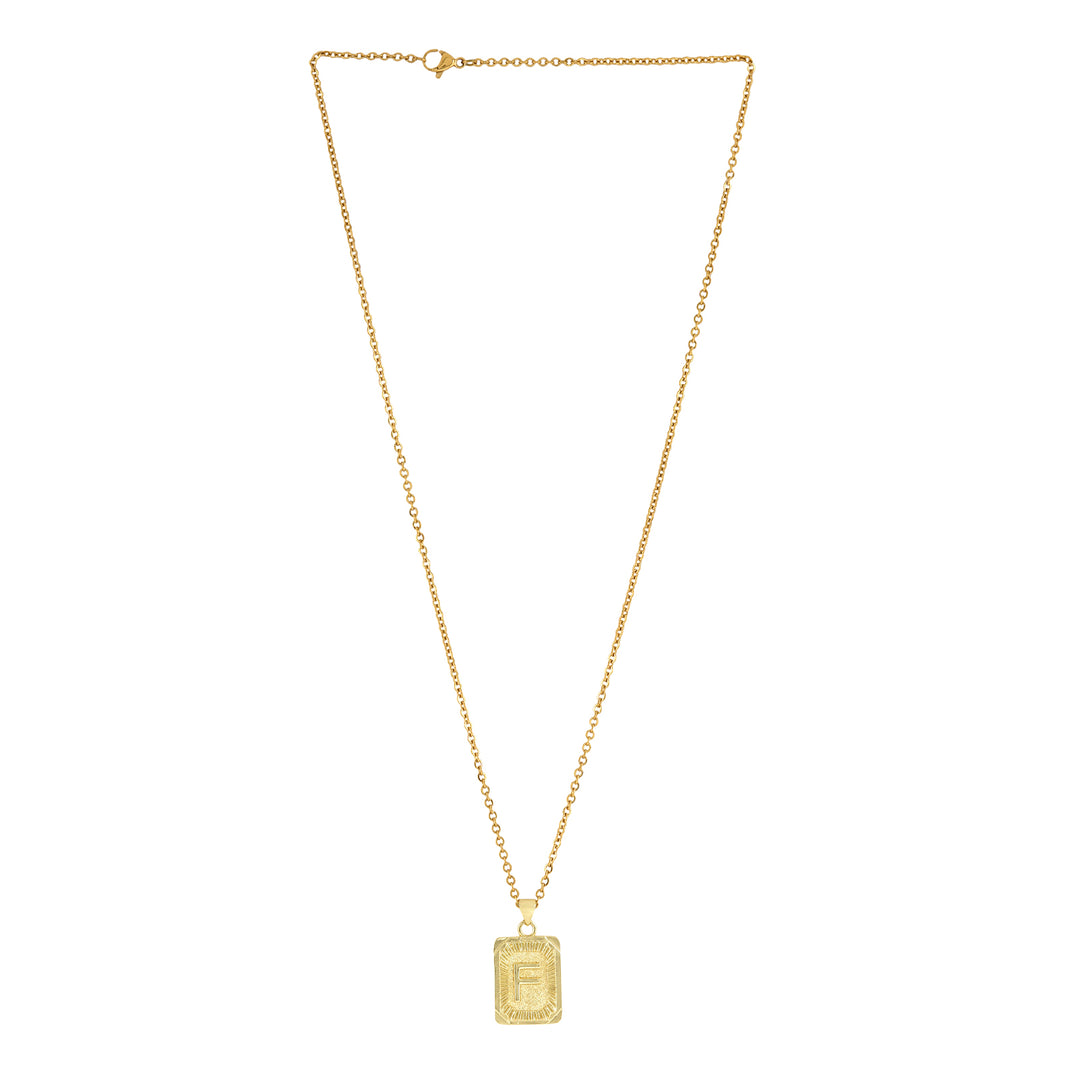 Daze Alphabet F Necklace