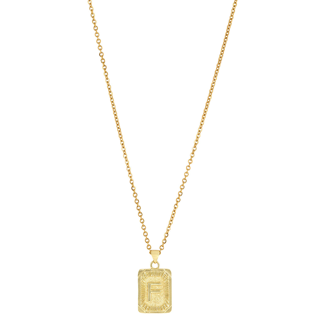 Daze Alphabet F Necklace