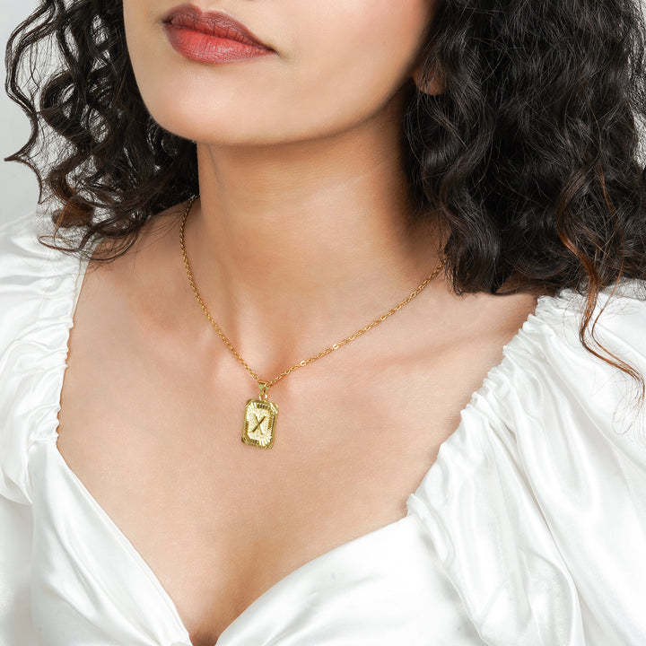 Daze Alphabet X Necklace