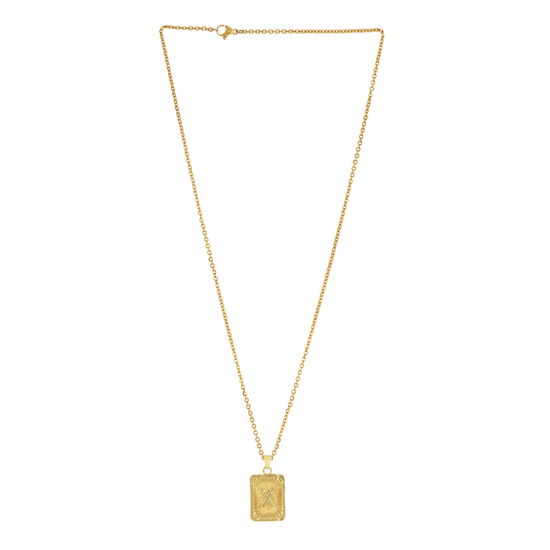Daze Alphabet X Necklace