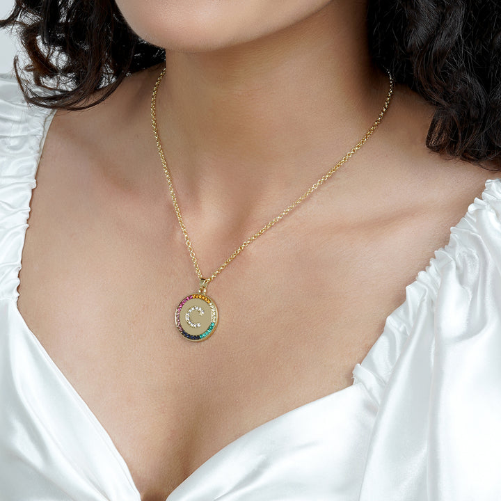 Starlet Alphabet C Necklace