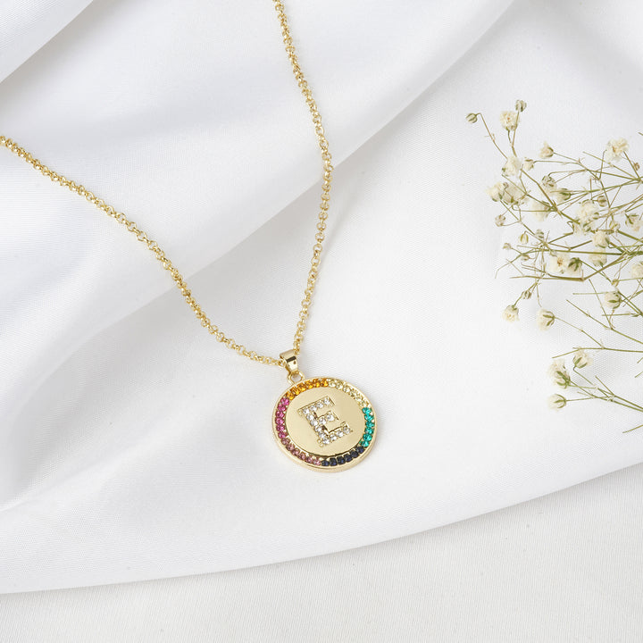 Starlet Alphabet E Necklace