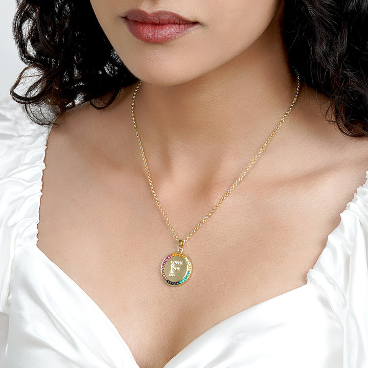 Starlet Alphabet F Necklace