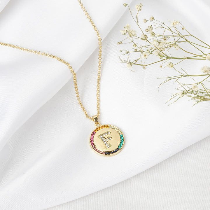 Starlet Alphabet F Necklace