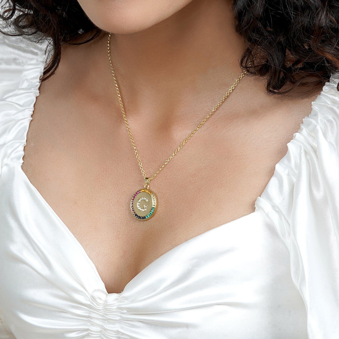 Starlet Alphabet G Necklace