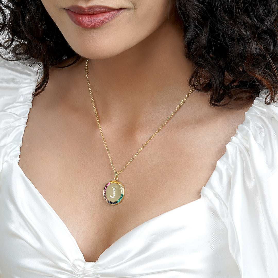 Starlet Alphabet J Necklace
