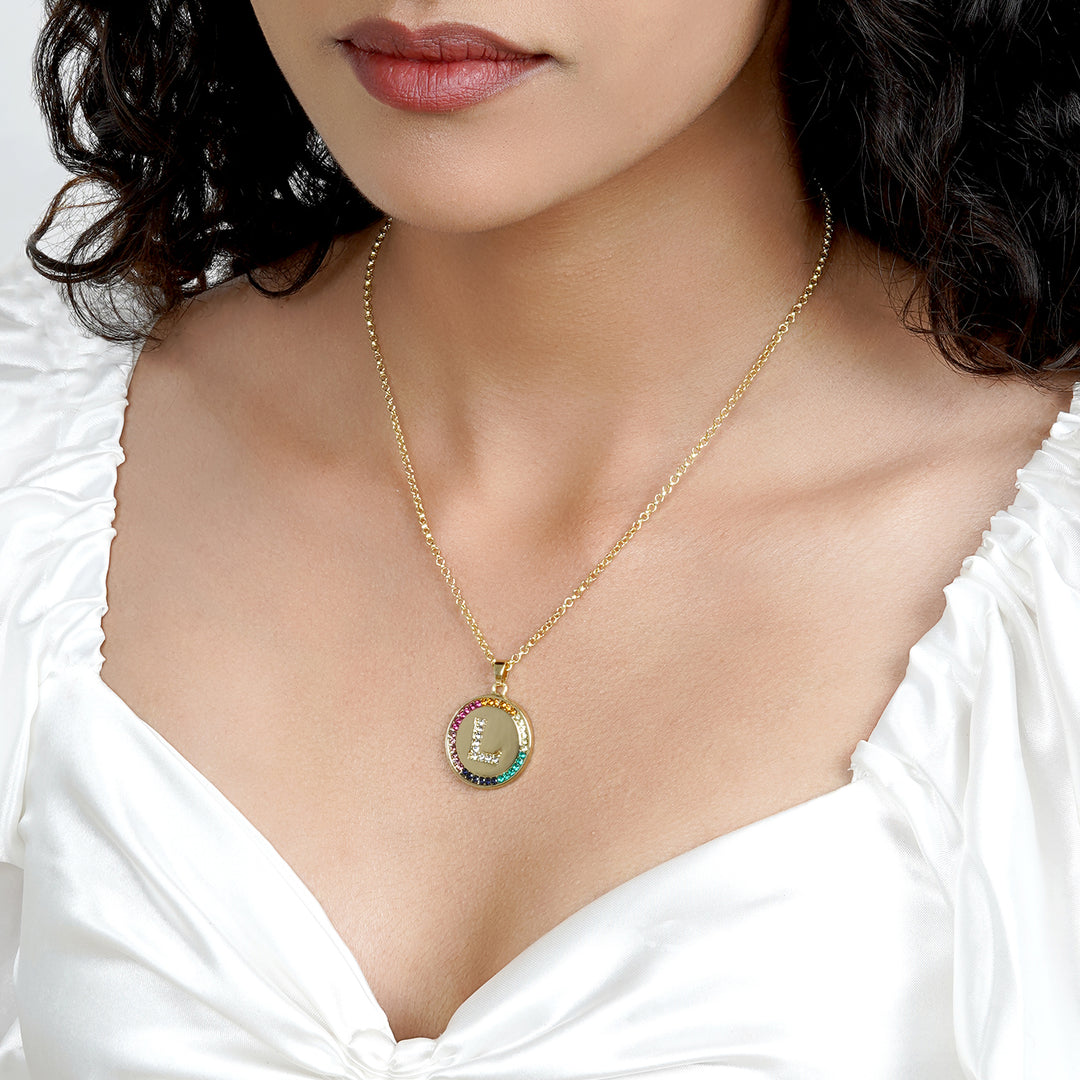 Starlet Alphabet L Necklace