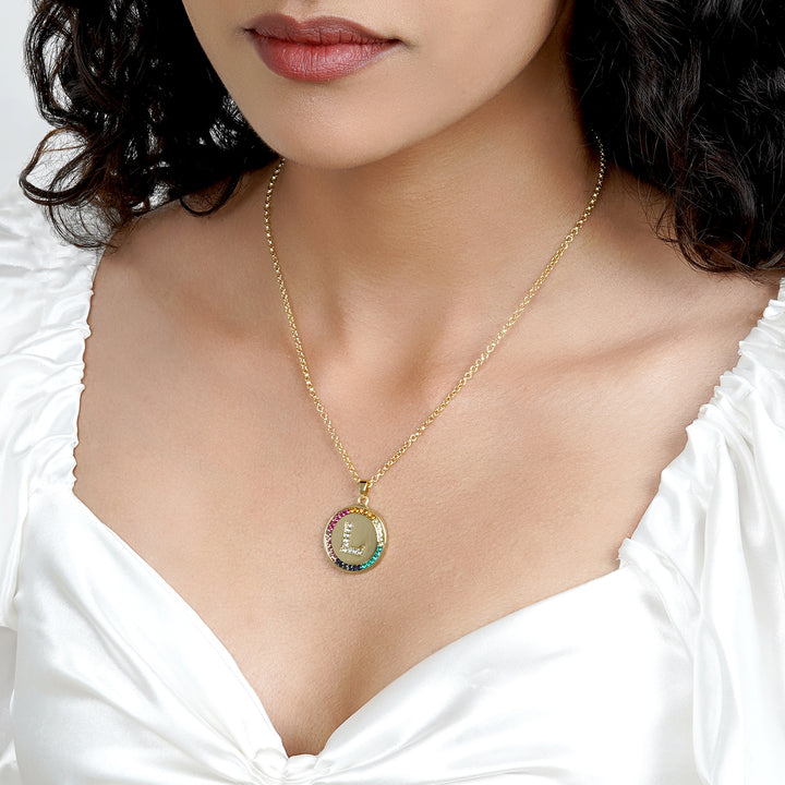 Starlet Alphabet L Necklace