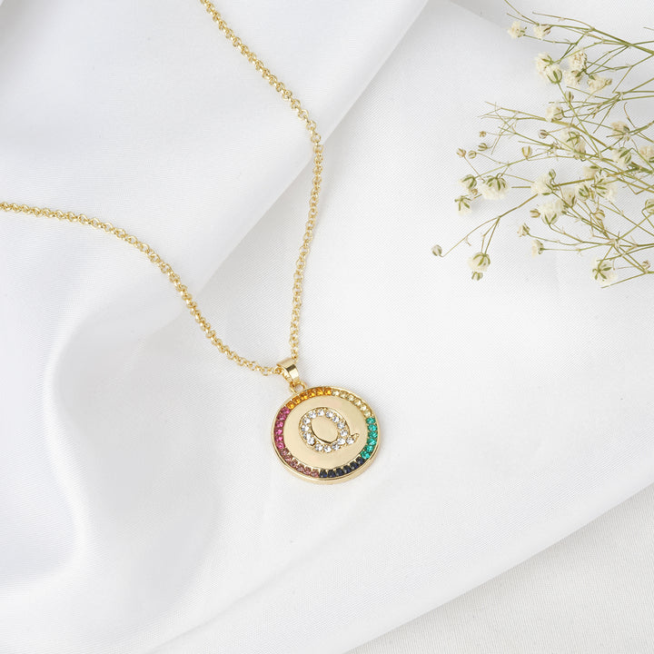 Starlet Alphabet Q Necklace