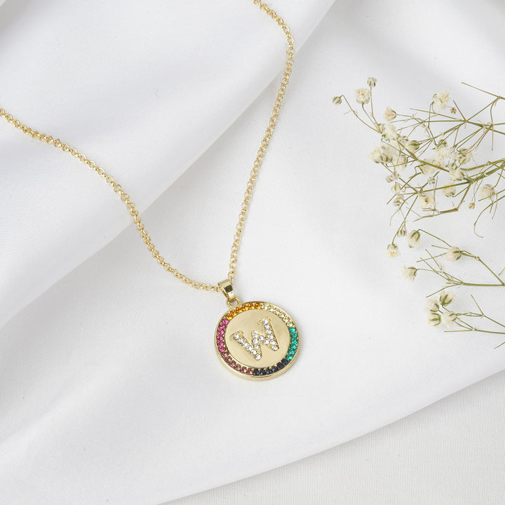 Starlet Alphabet W Necklace