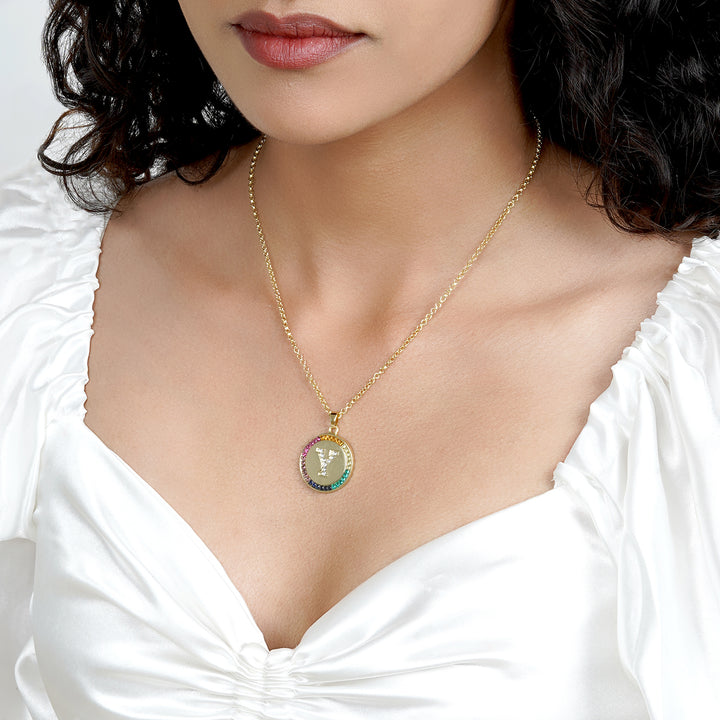 Starlet Alphabet Y Necklace