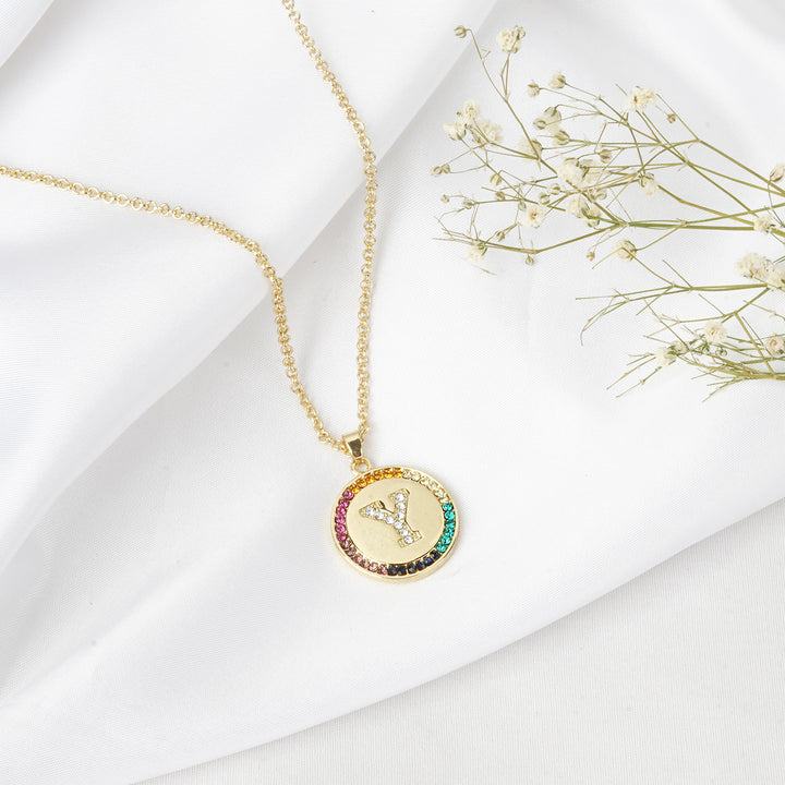 Starlet Alphabet Y Necklace