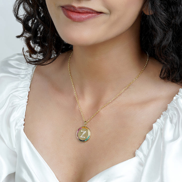 Starlet Alphabet Z Necklace