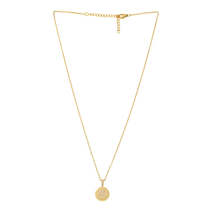 Silken Alphabet B Necklace