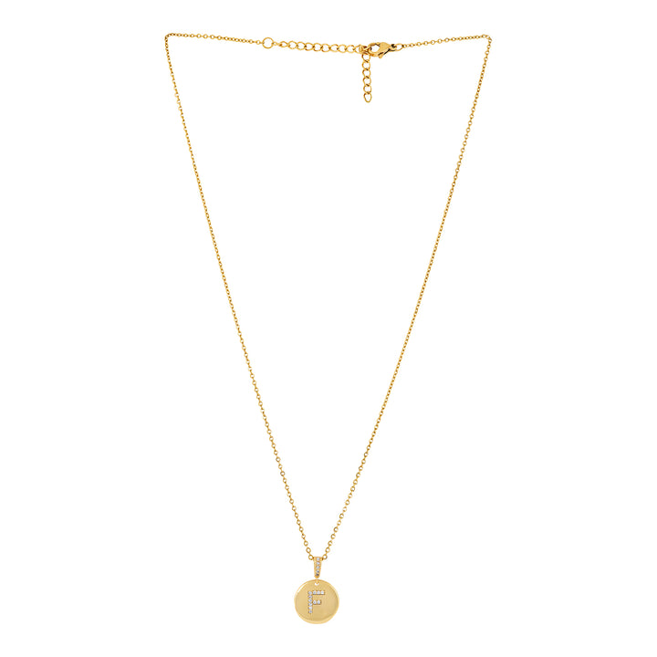 Silken Alphabet F Necklace