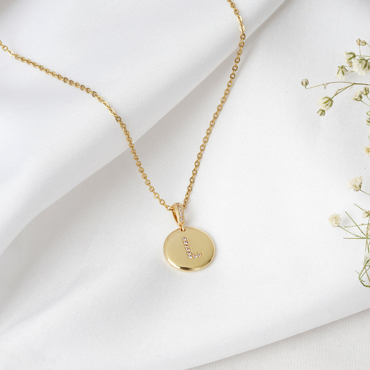 Silken Alphabet L Necklace