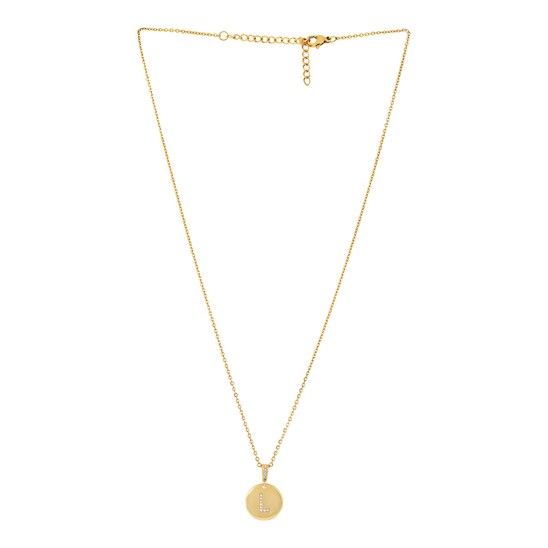 Silken Alphabet L Necklace