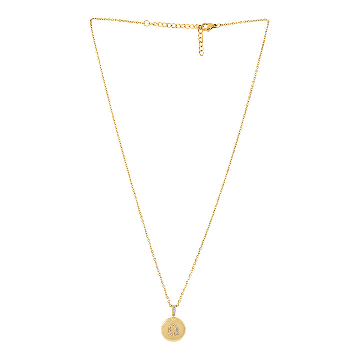 Silken Alphabet Q Necklace