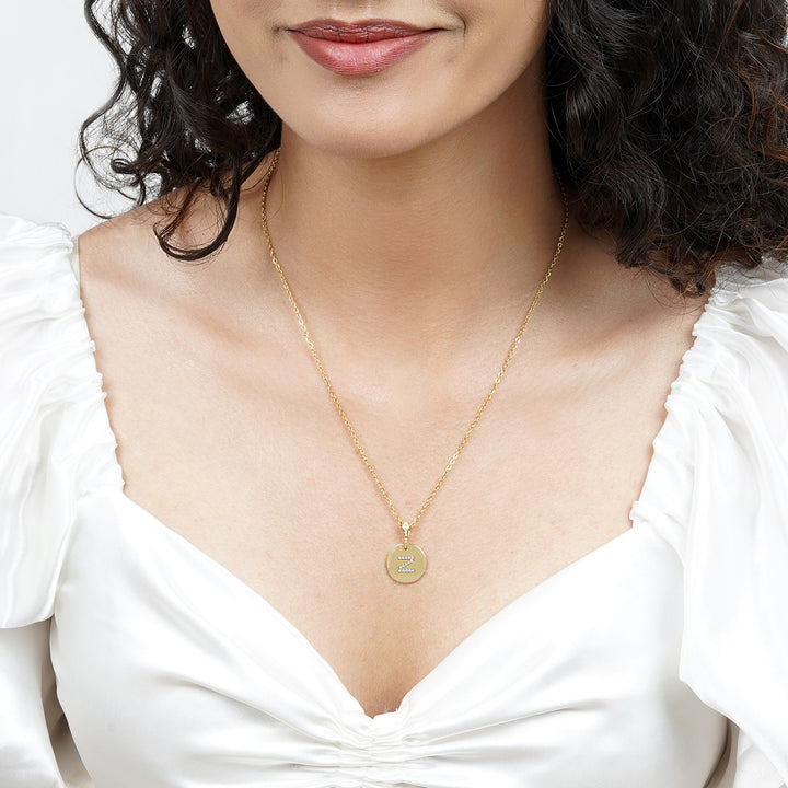 Silken Alphabet Z Necklace