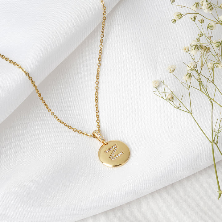 Silken Alphabet Z Necklace