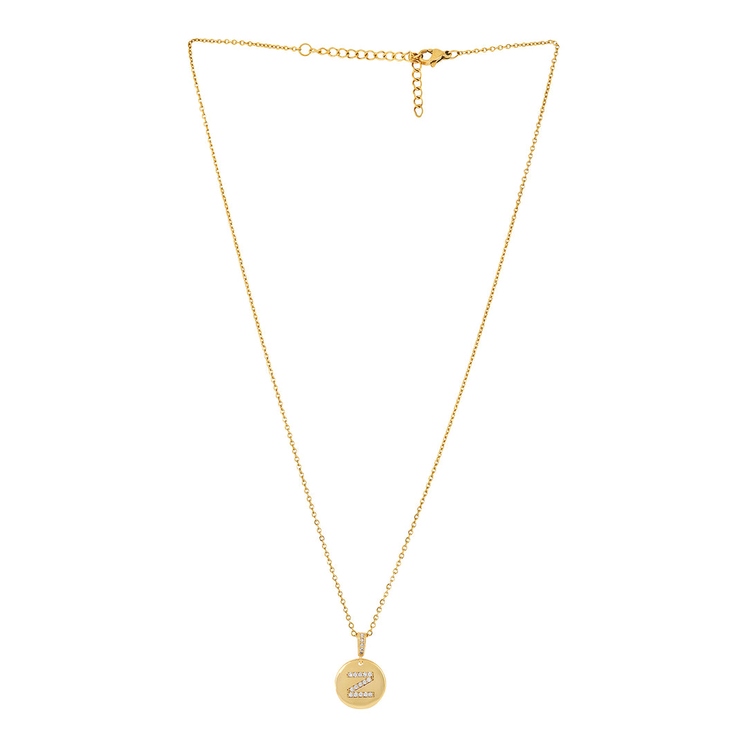 Silken Alphabet Z Necklace