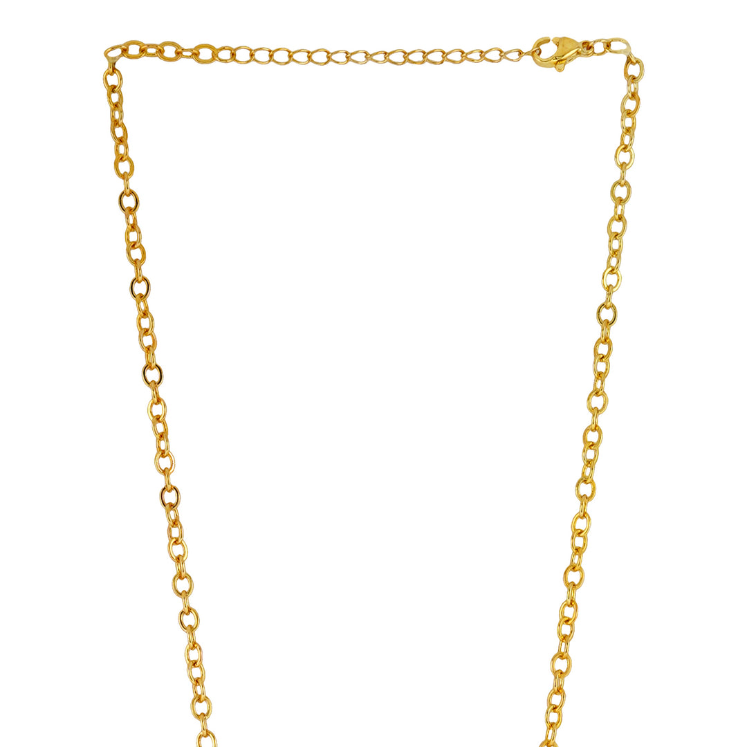 Hazey Gold Heart Necklace