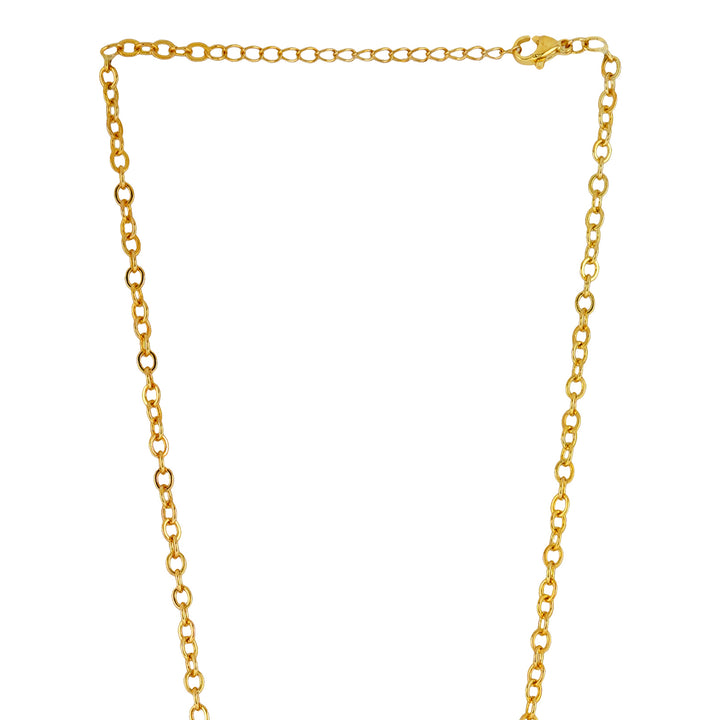 Hazey Gold Heart Necklace