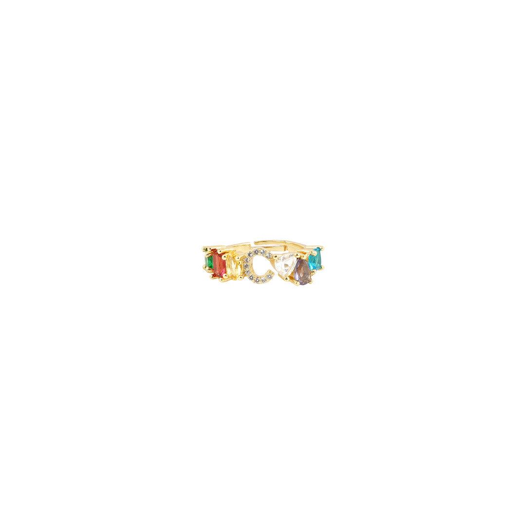 Lowe Multicolour Alphabet C Ring