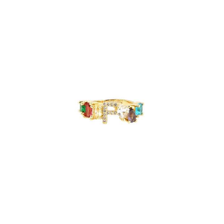 Lowe Multicolour Alphabet F Ring