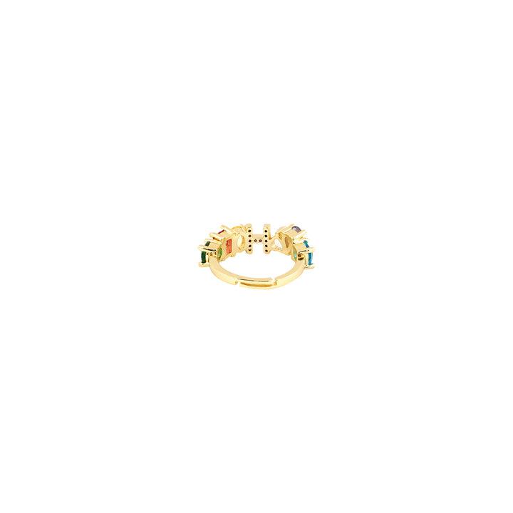 Lowe Multicolour Alphabet H Ring