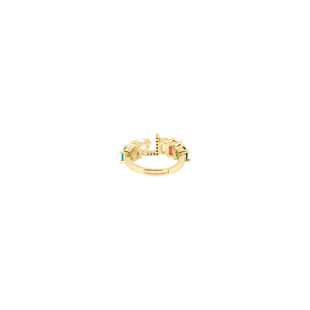 Lowe Multicolour Alphabet L Ring