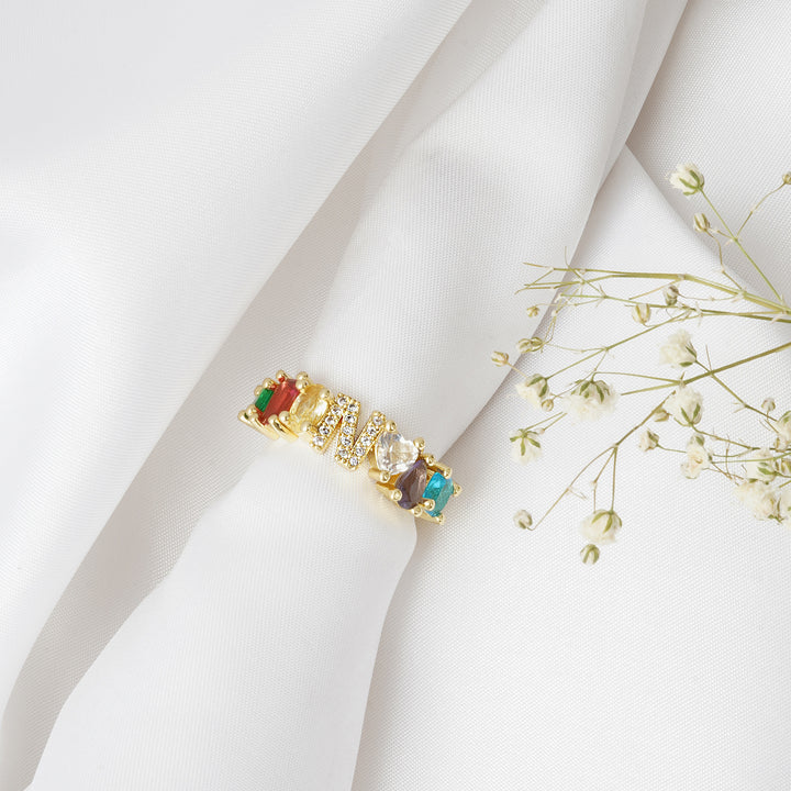 Lowe Multicolour Alphabet N Ring