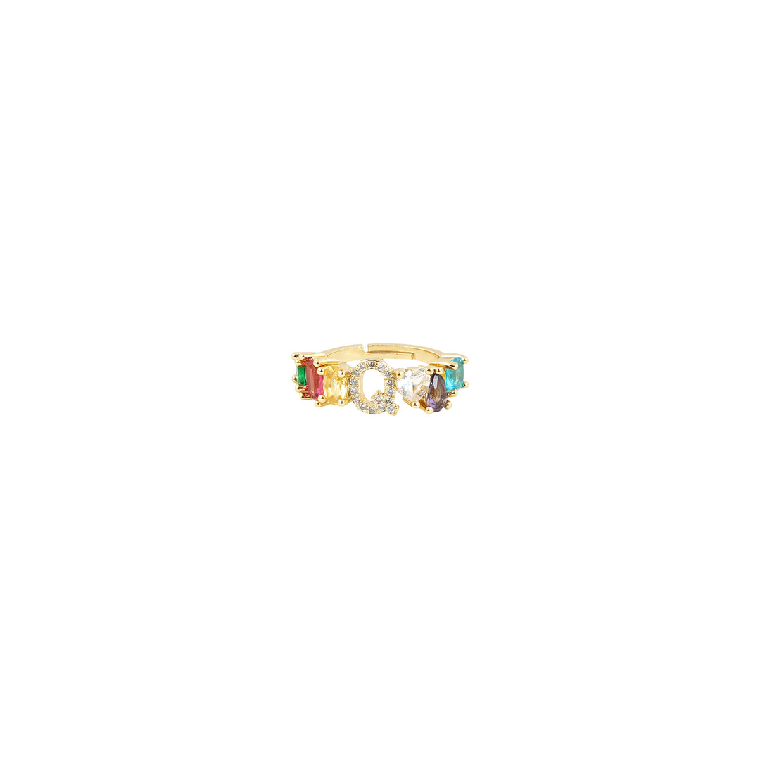 Lowe Multicolour Alphabet Q Ring