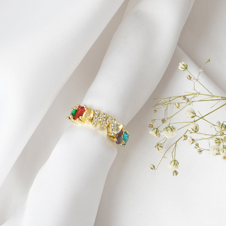 Lowe Multicolour Alphabet W Ring