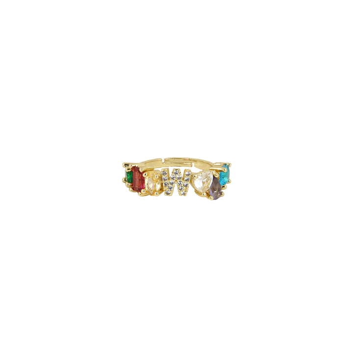 Lowe Multicolour Alphabet W Ring