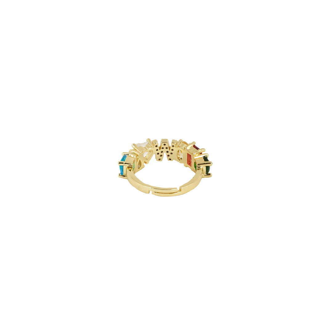 Lowe Multicolour Alphabet W Ring