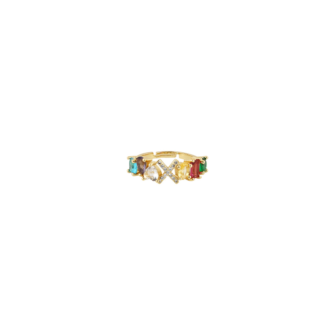 Lowe Multicolour Alphabet X Ring