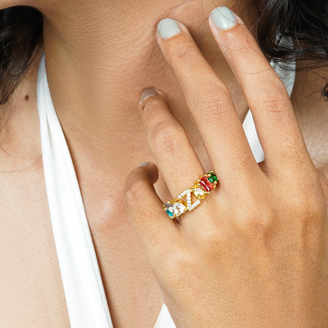 Lowe Multicolour Alphabet Z Ring