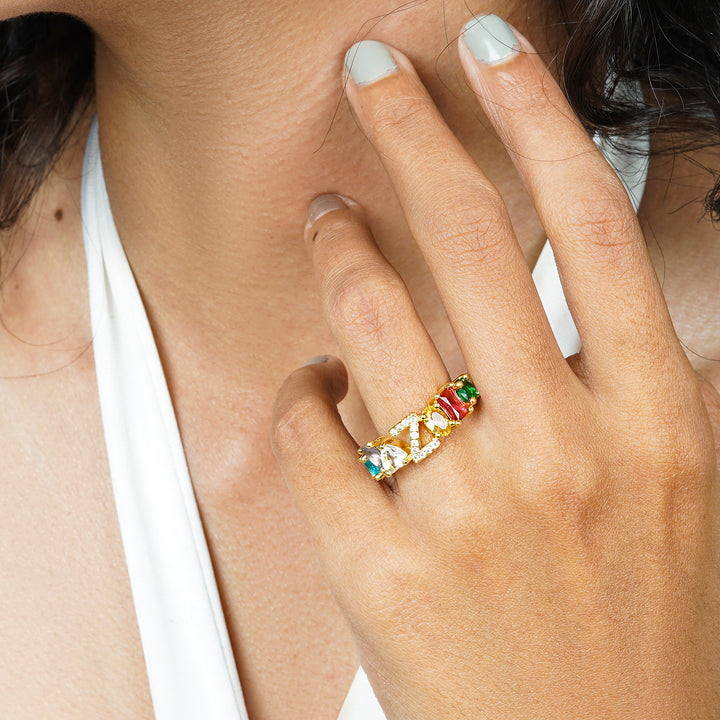 Lowe Multicolour Alphabet Z Ring