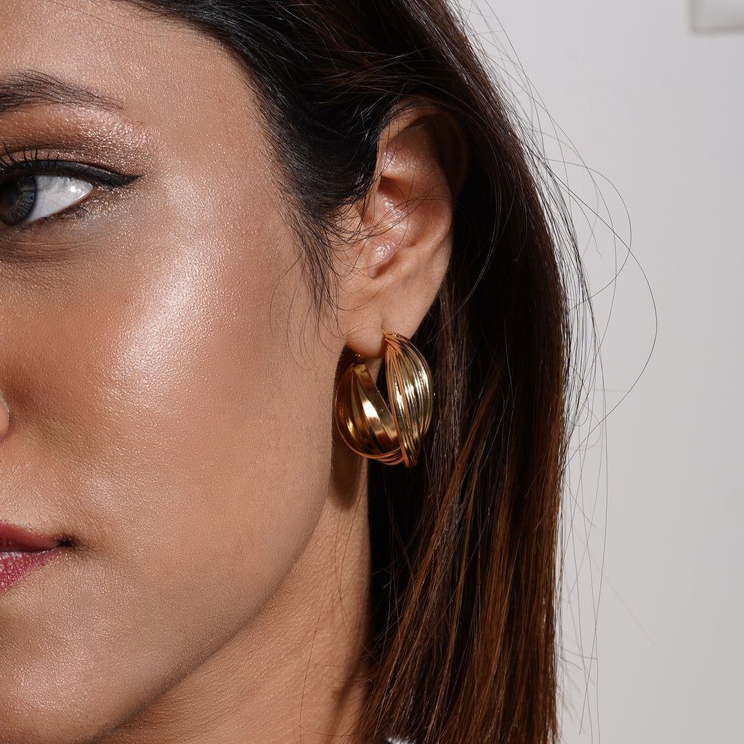 Glam in Gold Earring Set